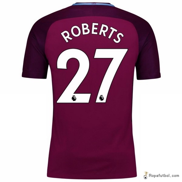 Camiseta Manchester City Replica Segunda Ropa Roberts 2017/18